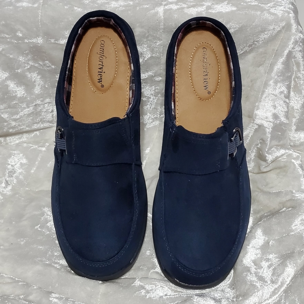 Comfortview Dark Blue The Joy Mules